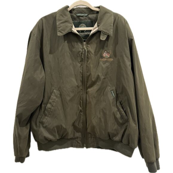 Weatherproof Garment Co XL Jacket Pacific Grove Golf Links Green - Picture 1 of 6